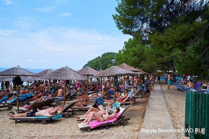Koukounaries beach Скиатос