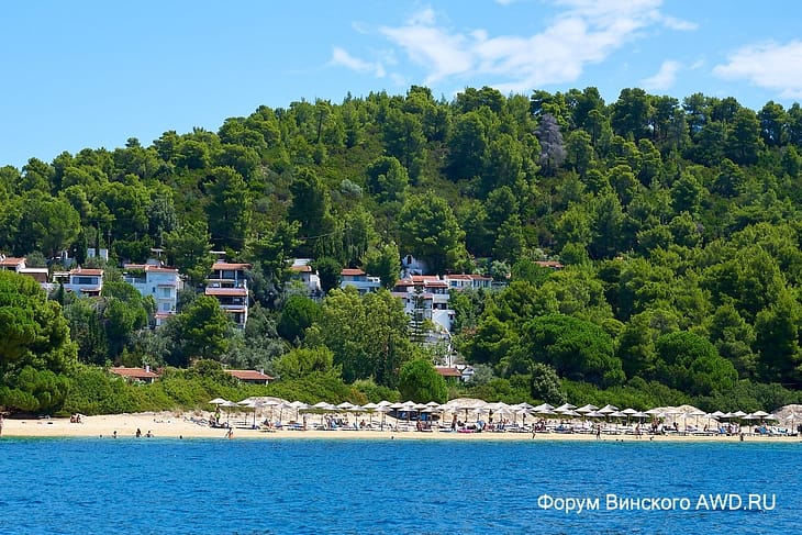 Скиатос пляжи