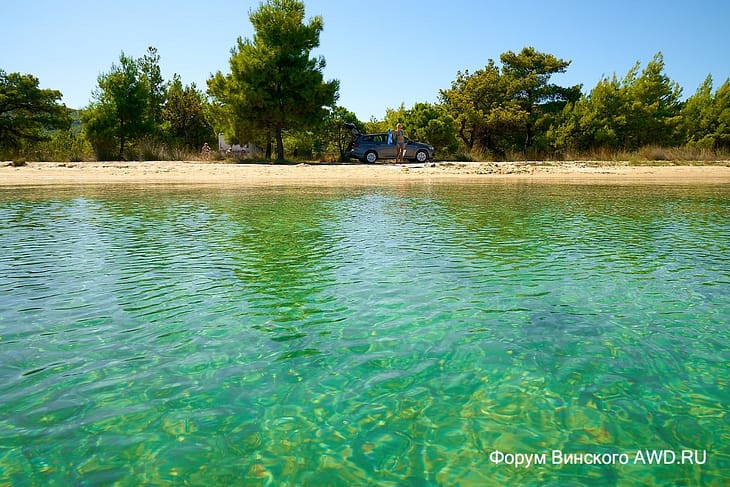 Пляж Ливари на Ситонии
