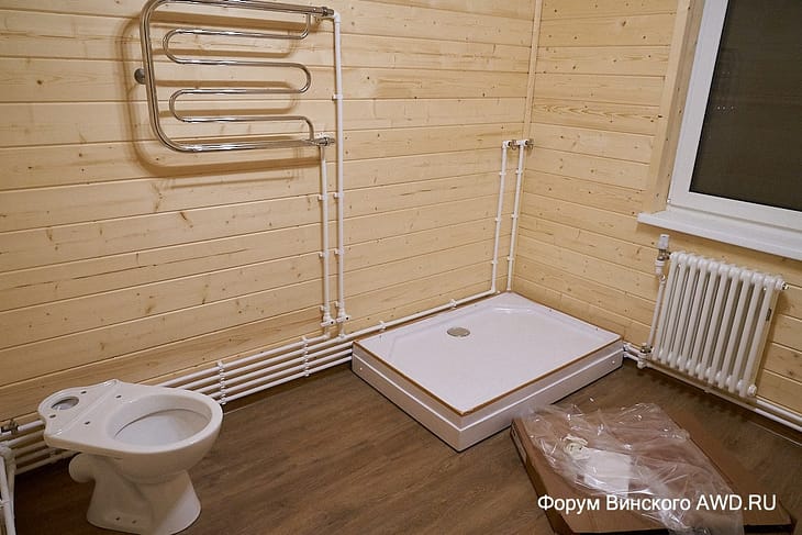 Сантехника в каркасном доме
