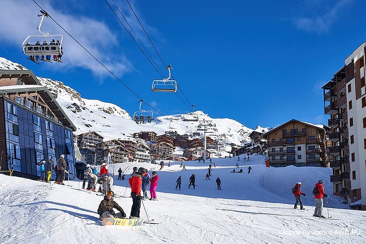 Валь Торанс Три Долины Франция