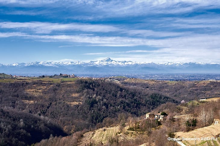 Романтическая дорога в Ланге, Пьемонт