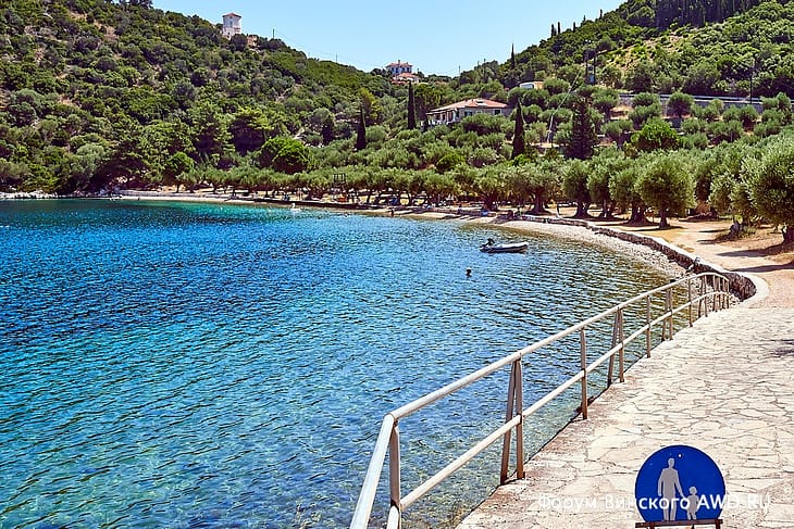 Dexa beach пляж Декса Итака