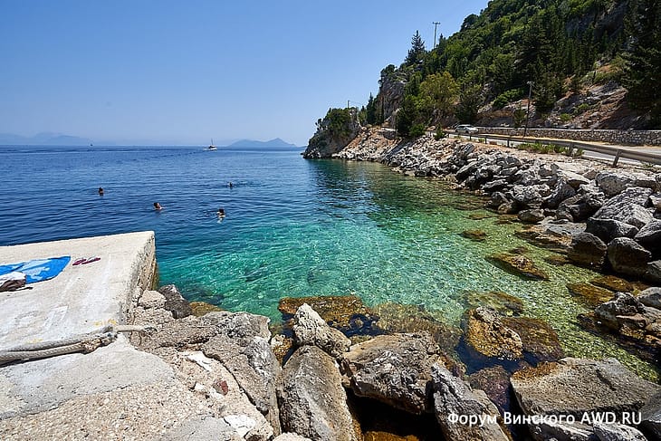 Frikes пляж Фрикес Итака