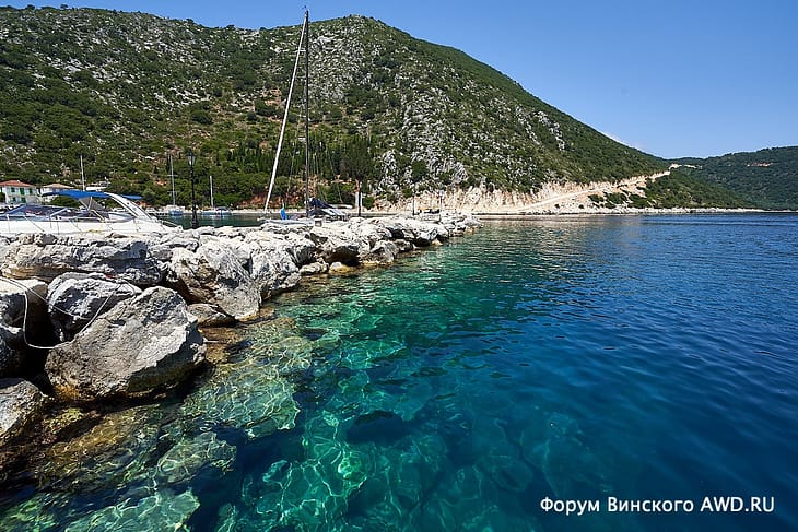 Frikes пляж Фрикес Итака