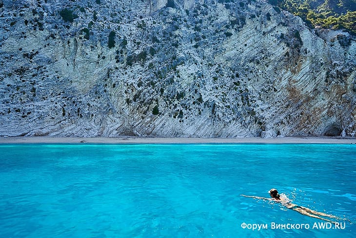 Spiagge Bianche Белые пляжи Итака