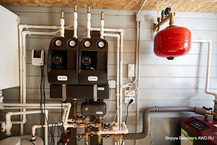 Обвязка пеллетного котела Китурами