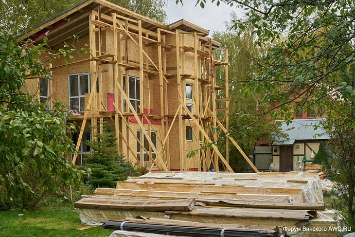 Строительство каркасного дома
