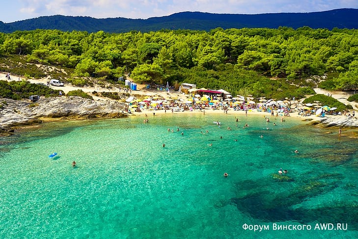 Оранж бич Orange beach Ситония