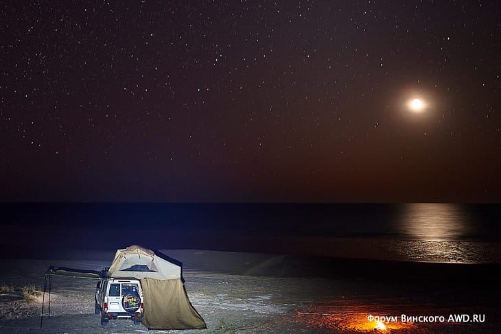 Camping and rest stops in Australia