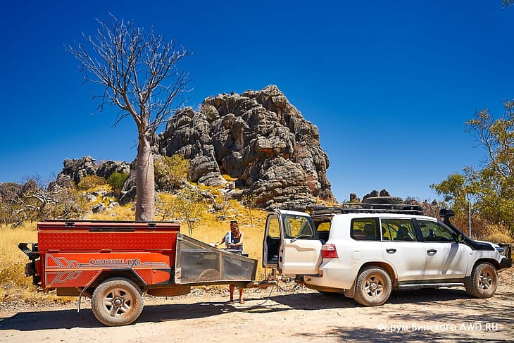 Camping and rest stops in Australia