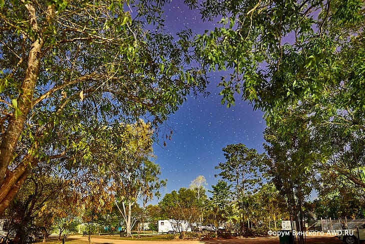 Camping and rest stops in Australia