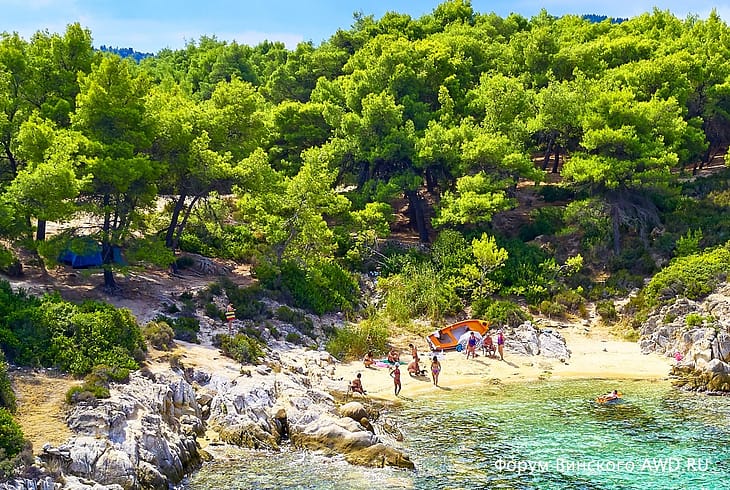 Kavurotripes Orange beach Ситония фото