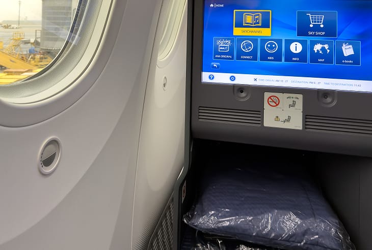 Бизнес-класс ANA на Boeing 787-9