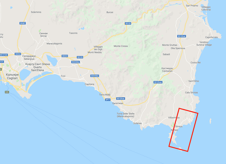 Вилласимиус на карте