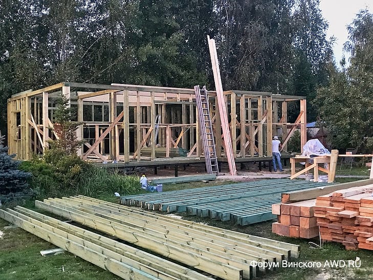 Строительство каркасного дома