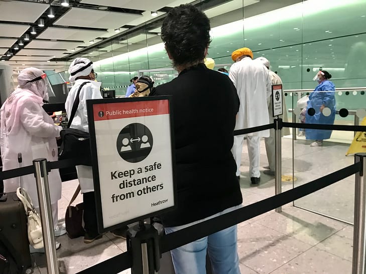 Транзит в Хитроу