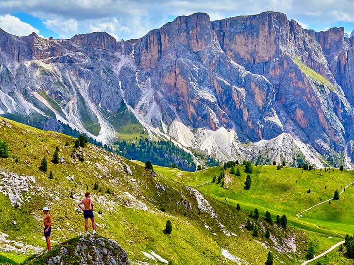 Доломитовые Альпы в Италии летом