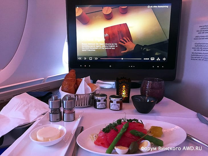 Бизнес класс А380 Катарские авиалинии