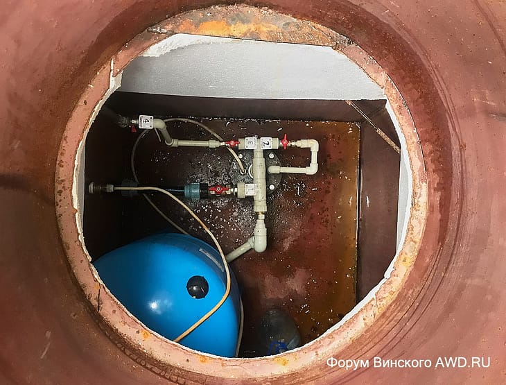 Кессон для скважины на даче