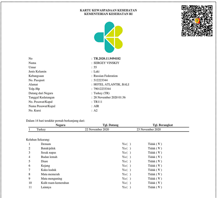 Для въезда в Индонезию нужны