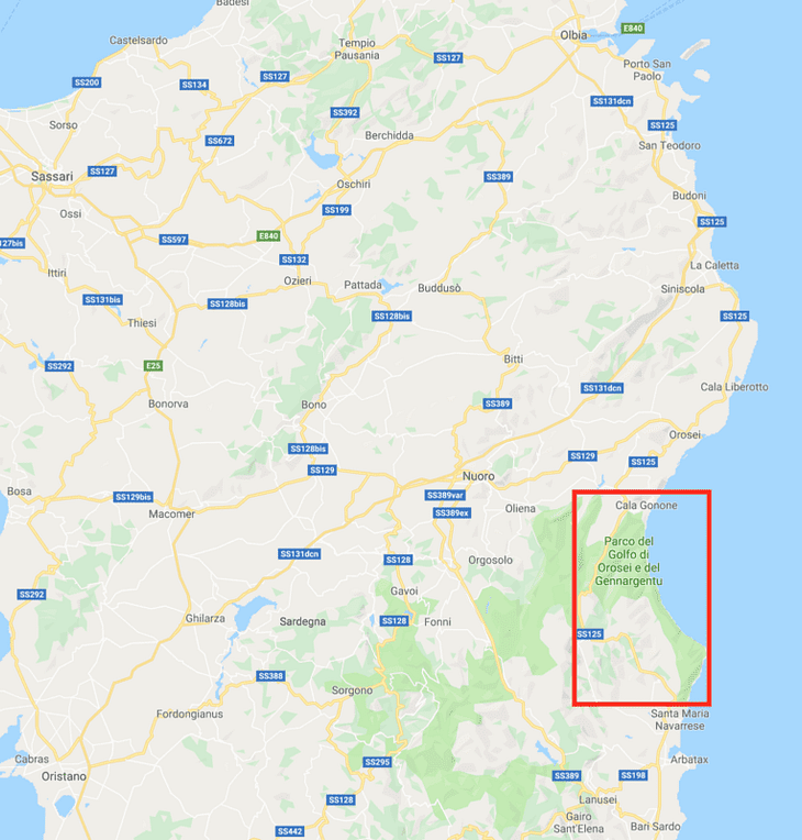 Кала Гононе на карте