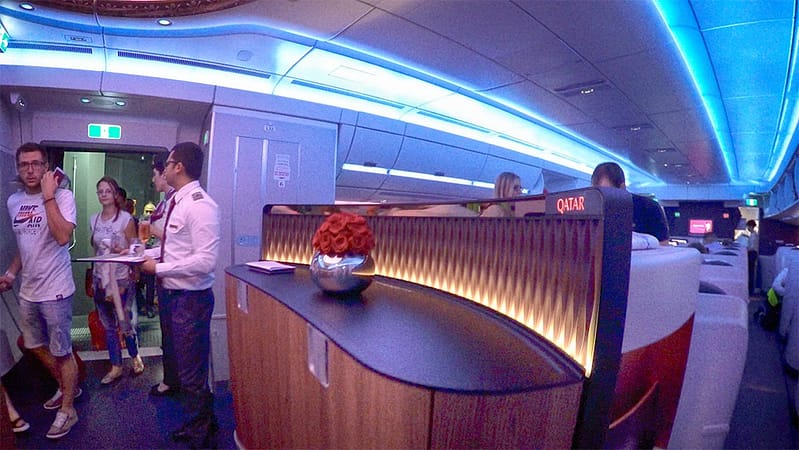 Новый A350 Qatar Airways отзыв