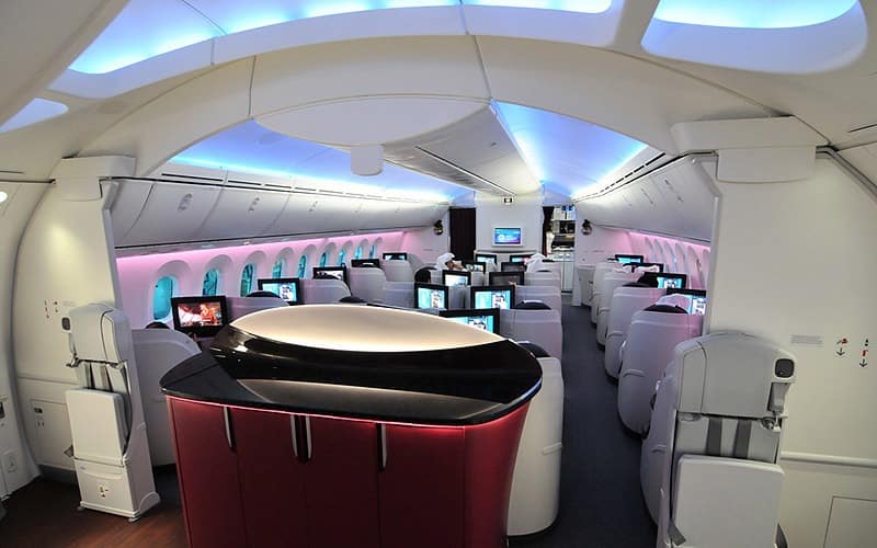Бизнес класс Boeing 787 Qatar Airways