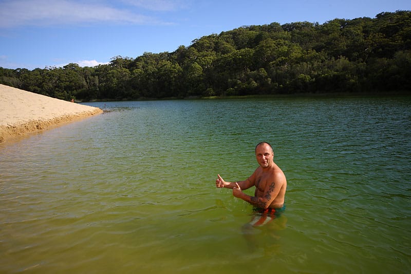 По острову Фрейзер на джипе