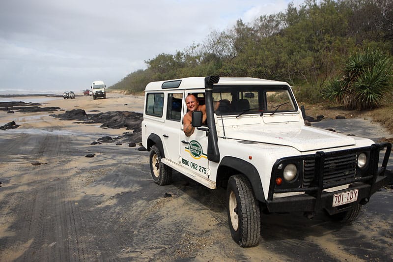 По острову Фрейзер на джипе