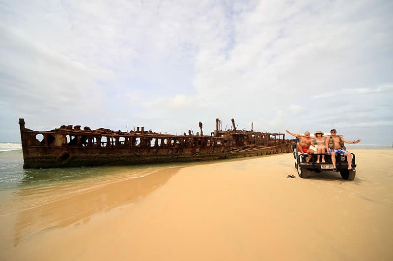 По острову Фрейзер на джипе