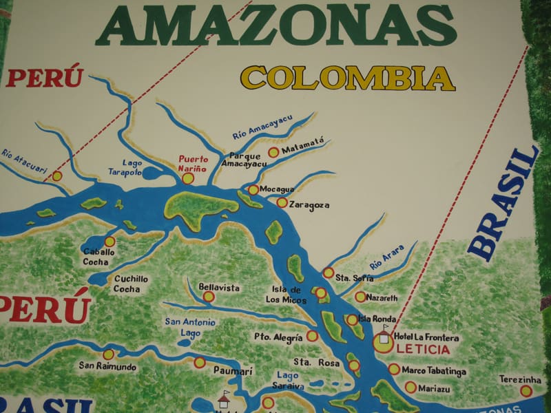 Три границы на Амазонке