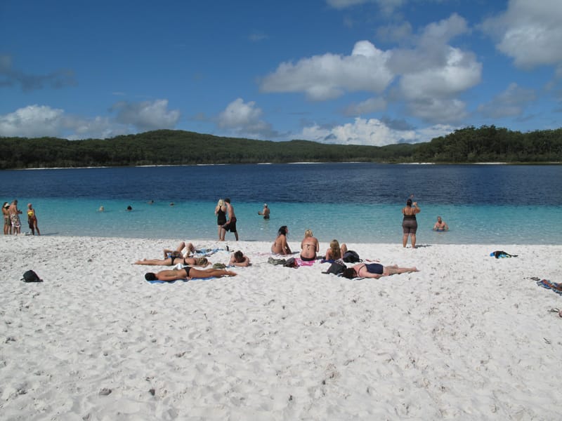 По острову Фрейзер на джипе
