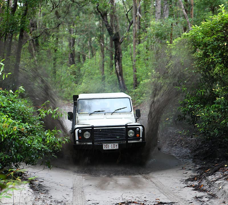 По острову Фрейзер на джипе