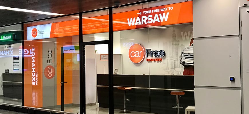 Аренда авто в аэропорту Варшавы