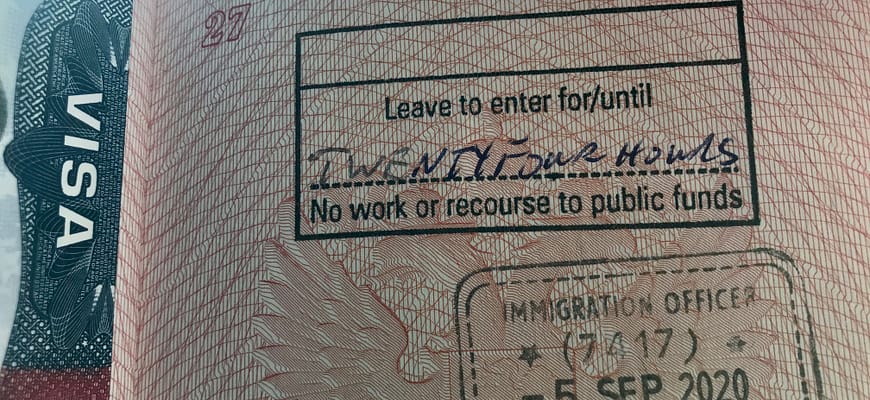 Транзит через Лондон 2020