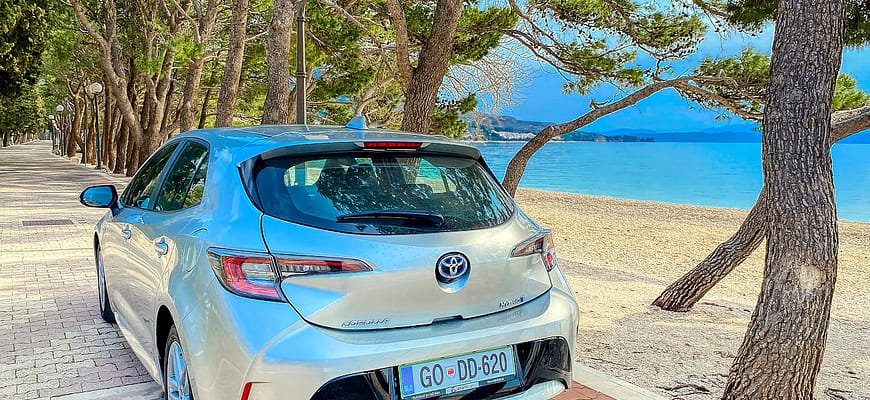 На машине по Хорватии в марте 2021