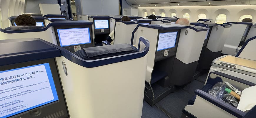 Бизнес-класс ANA на Boeing 787-9