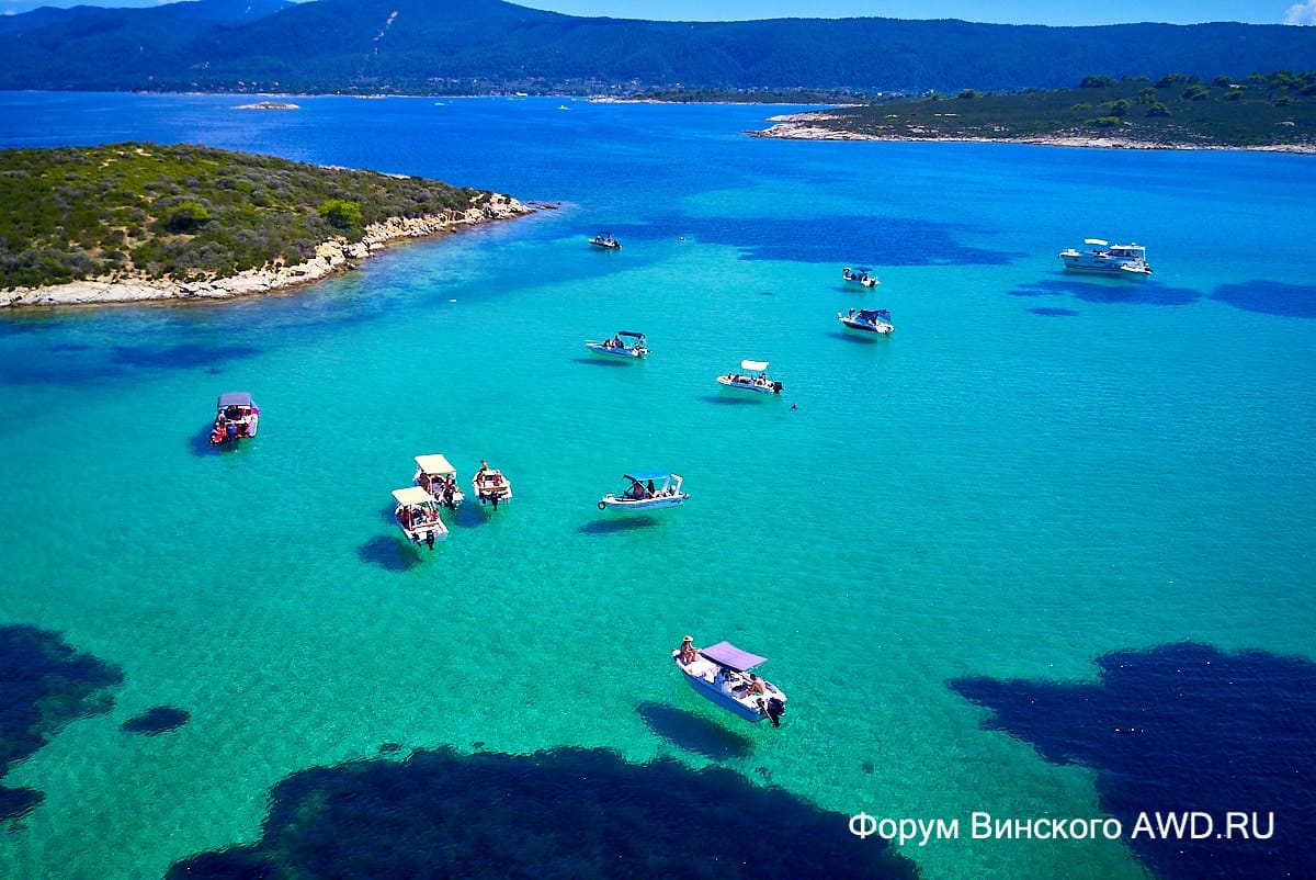 Аренда моторной лодки в Греции