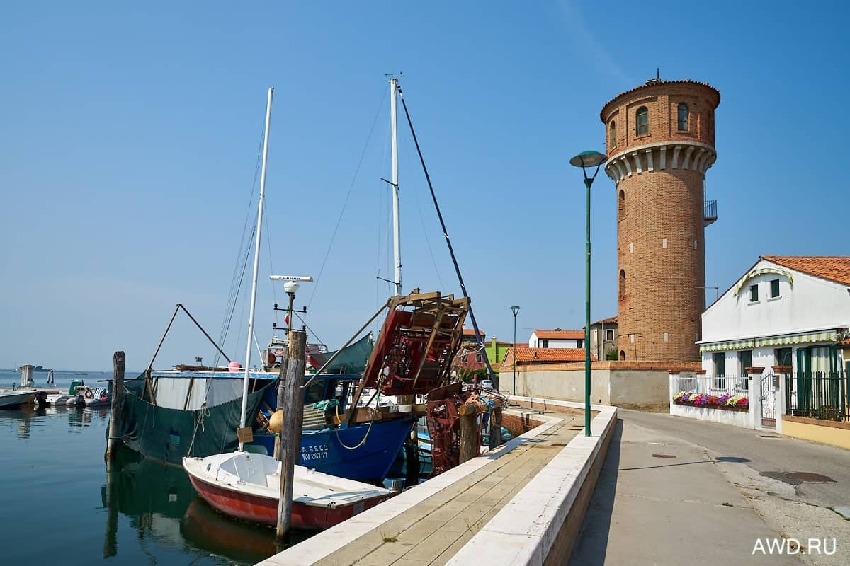 Марины и стоянки в лагуне Венеции