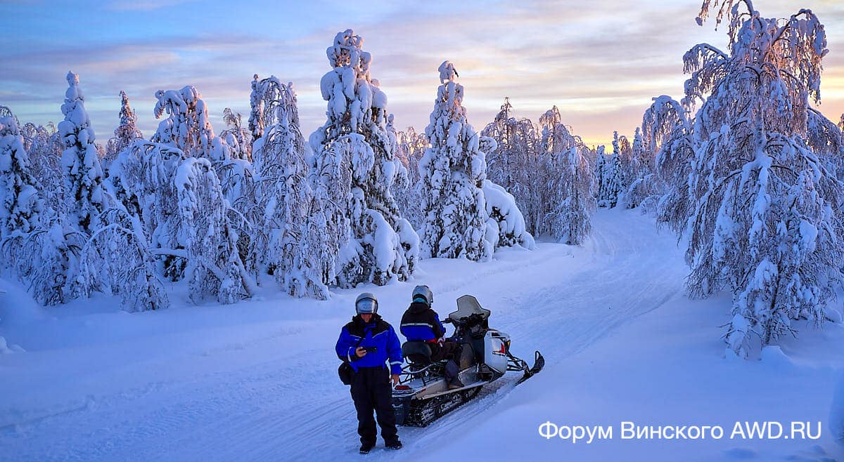 Прокат снегоходов в Финляндии