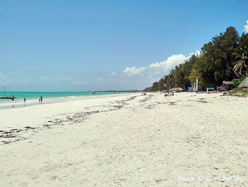 Пляж Паже Занзибар