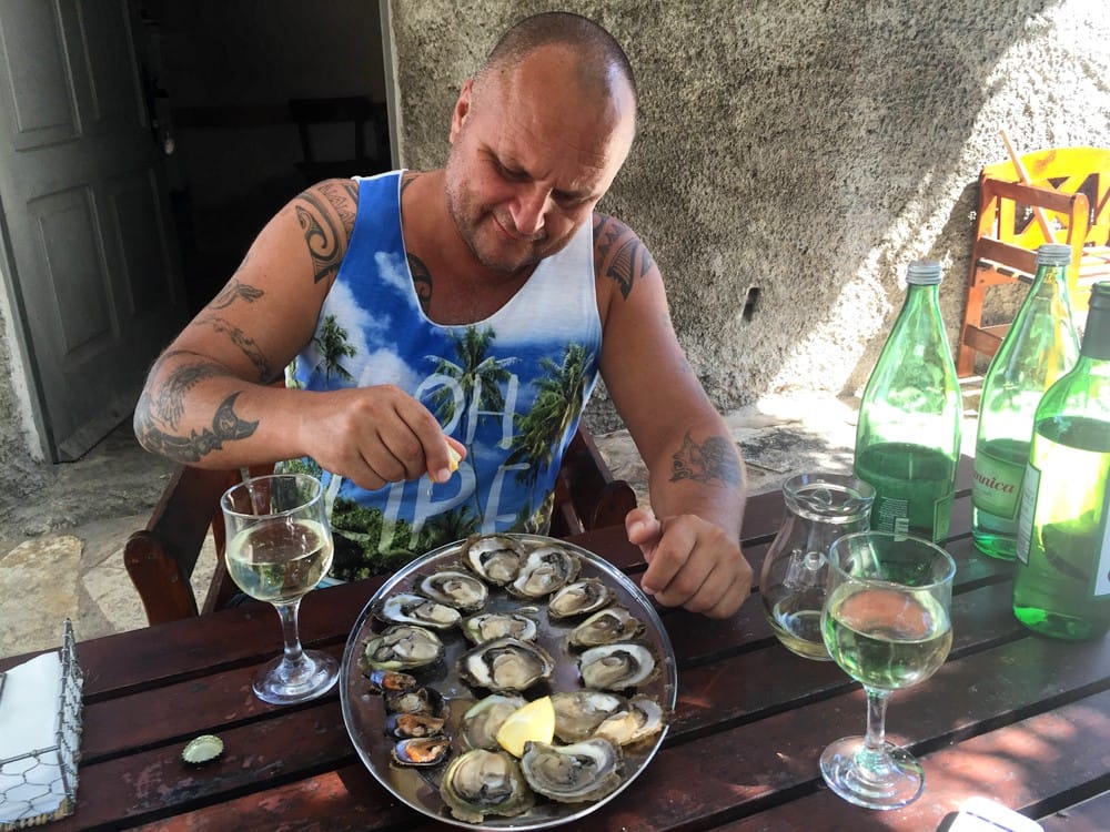 Устрицы в Хорватии