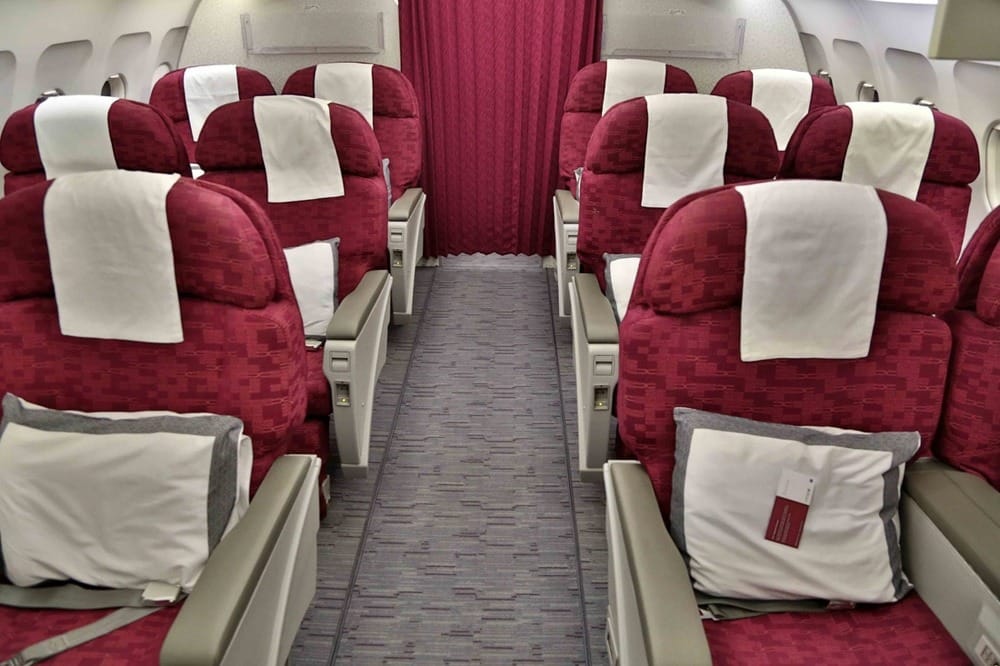 Бизнес класс Qatar Airways в А320