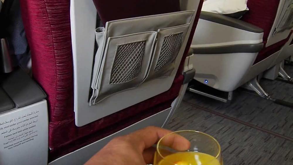 Бизнес класс Qatar Airways в А320