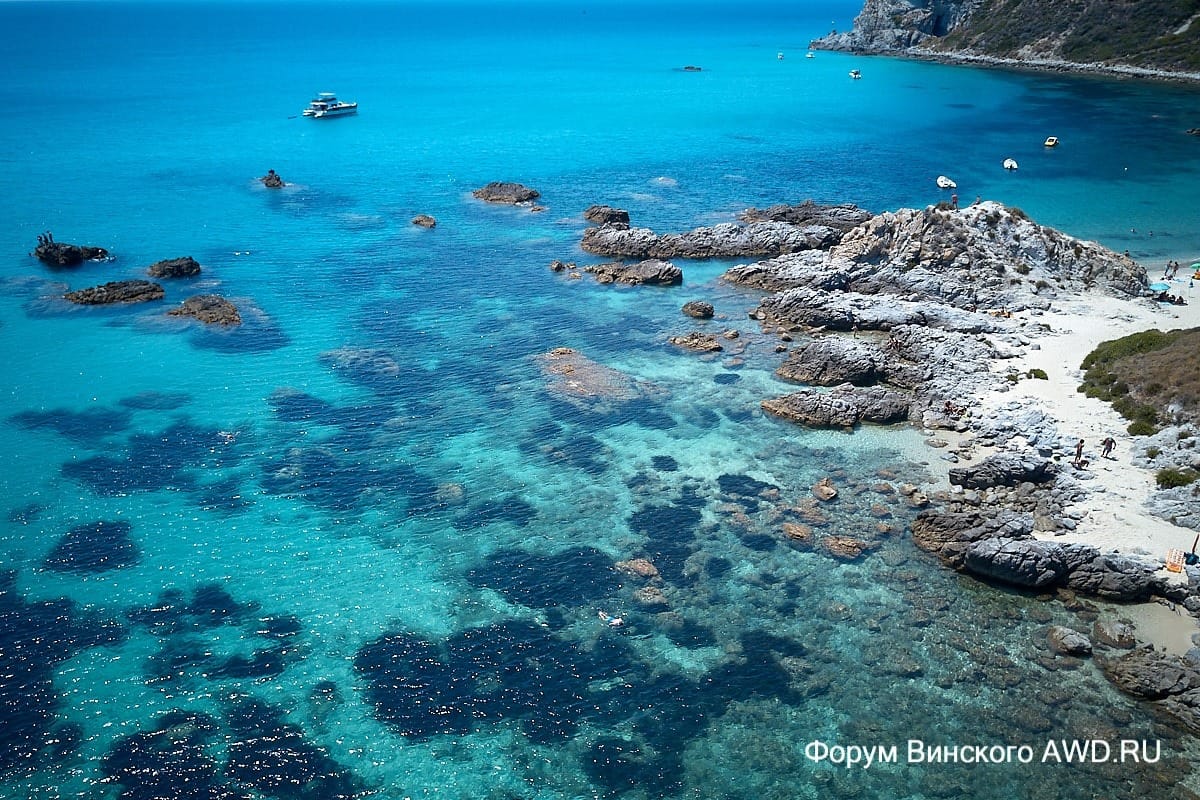 Пляж Гротичелли Калабрия