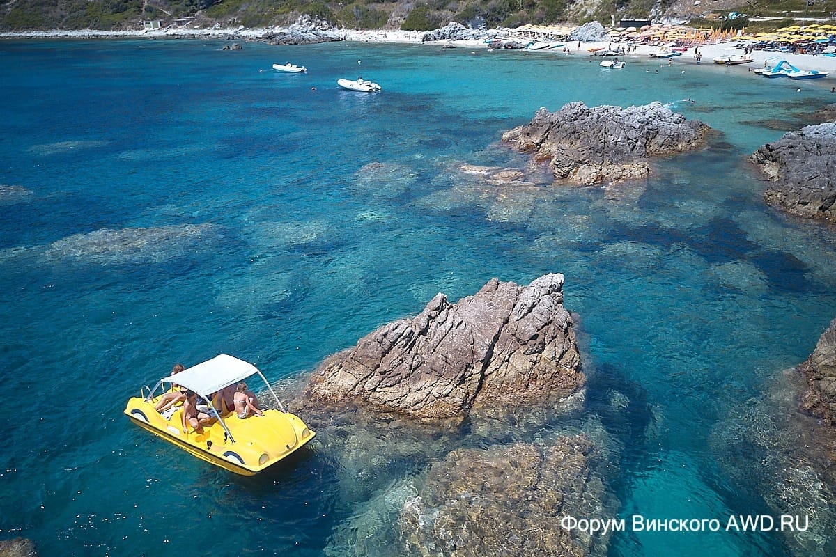 Пляж Гротичелли Калабрия