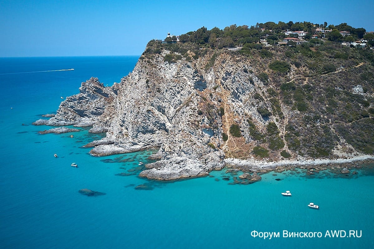 Пляж Гротичелли Калабрия