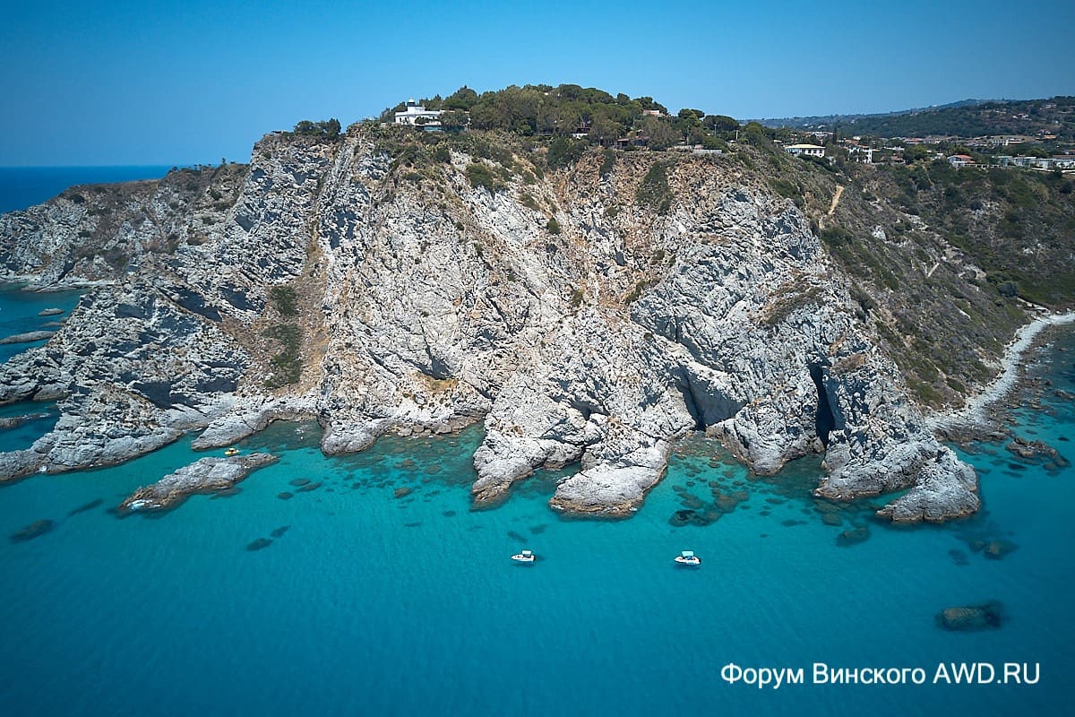 Пляж Гротичелли Калабрия