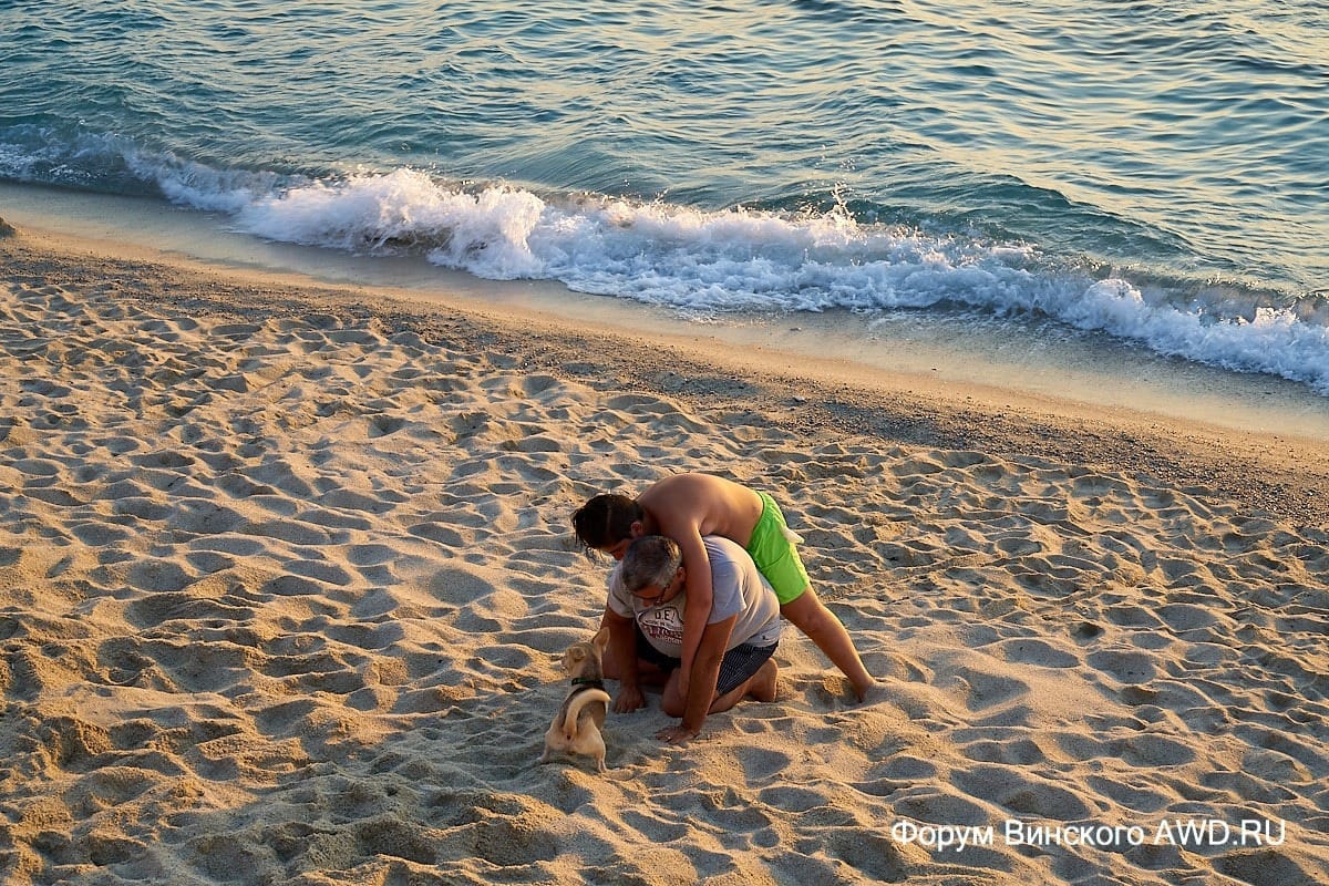 Пляж Гротичелли Калабрия